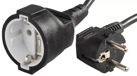 Удлинитель-шнур, 15 м, 2200 Вт, 1 гнездо, ПВС 3x1 мм2, СВЕТОЗАР SV-55013-15 купить в Нефтеюганске