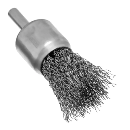 Набор щеток для дрели, 1 Плоская 50мм, 2 Чашки 25-50мм, шпилька, нерж. вит. проволока Denzel 74491 купить в Нефтеюганске