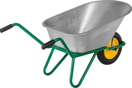 Тачка GRINDA садово-строительная, 90 литров 422396 купить в Нефтеюганске