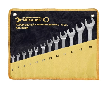 Набор ключей комбинированных 12 шт. чехол Энкор 26244 купить в Нефтеюганске