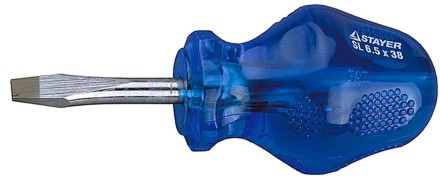 Отвертка STAYER &quot;PROFI&quot; &quot;HI-TEC NEW&quot;, Cr-V, намагниченный наконечник, SL 6,5х38мм 2-250495-38-6.0 купить в Нефтеюганске