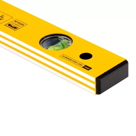 Уровень алюминиевый, 600 мм, фрезерованный, 3 глазка Denzel 33681 купить в Нефтеюганске