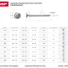 Саморезы ЗУБР с прессшайбой по листовому металлу до 0,9мм, PH2, 4,2х51мм, ТФ1, 120шт 4-300191-42-051 купить в Нефтеюганске