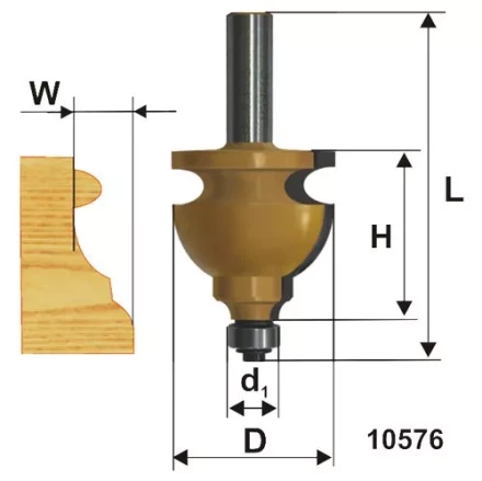 Фреза кромочная фигурная ф445х28мм хв 12мм 10576 купить в Нефтеюганске