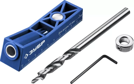 ЗУБР одно отверстие, одинарный кондуктор для глухих отверстий, Профессионал (30092) купить в Нефтеюганске