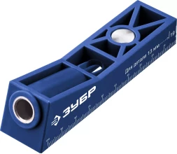 ЗУБР одно отверстие, одинарный кондуктор для глухих отверстий, Профессионал (30092)