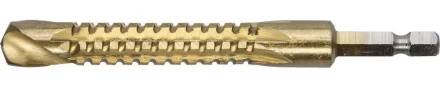 ЗУБР. Сверло фрезеровальное по дереву и тонкому листовому металлу, шестигранный хвостовик 1/4&quot;, 12х110мм 29966-12 купить в Нефтеюганске