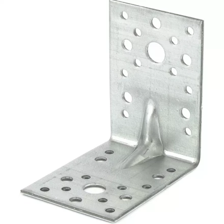 Крепежный уголок усиленный 2,5мм KUU 90x90x65 мм Россия Сибртех 464123 купить в Нефтеюганске