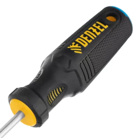 Отвертка SL5x75 мм, CrV, трехкомпонентная рукоятка Denzel 12194 купить в Нефтеюганске