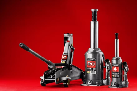 Домкрат гидравлический бутылочный, 16т, 220-420 мм, MIRAX 43260-16 43260-16 купить в Нефтеюганске