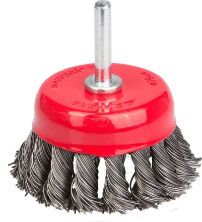 STAYER &quot;PROFESSIONAL&quot;. Щетка чашечная для дрели, жгутированная стальная проволока 0,5м, 75мм 35118-075_z01 купить в Нефтеюганске
