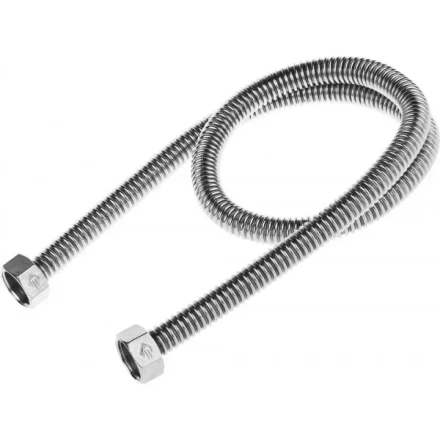 Подводка ЗУБР &quot;ЭКСПЕРТ&quot; сильфонная из нержавеющей стали, для воды, г/г (гайка-гайка), 1/2&quot;, 0,8м 51011-G/G-080 купить в Нефтеюганске