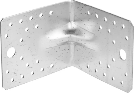 Крепежный угол ЗУБР &quot;МАСТЕР&quot; усиленный, 90х105х105мм, 20шт 310115-90-105 купить в Нефтеюганске