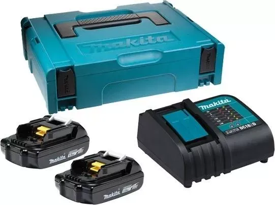 Набор 2 аккумулятора Makita BL1815B 1.5 Ач и Зарядное устройство DC 18 SD (197143-8) купить в Нефтеюганске