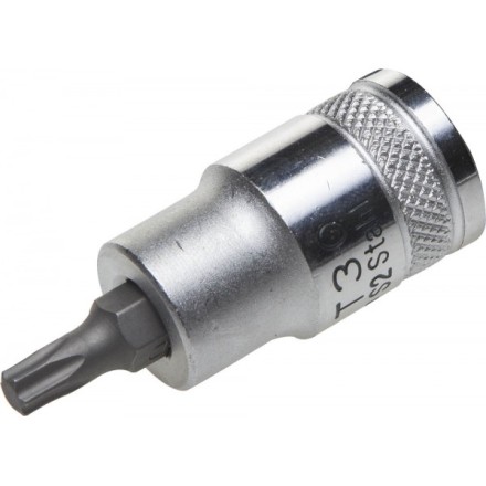 Торцовая бита-головка KRAFTOOL &quot;INDUSTRIE QUALITAT&quot;, материал S2, TORX, сатинированная, 1/2&quot;, Т30 27905-30_z01 купить в Нефтеюганске