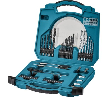 Набор оснастки для шуруповерта Makita D-42014. 50 предметов, кейс купить в Нефтеюганске