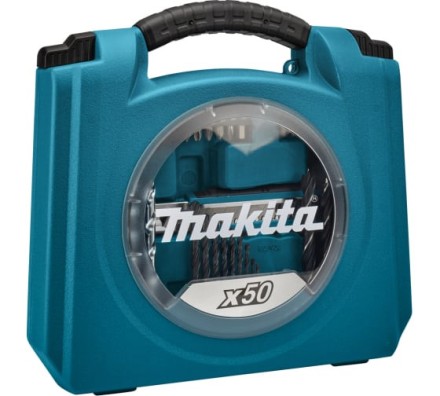 Набор оснастки для шуруповерта Makita D-42014. 50 предметов, кейс купить в Нефтеюганске