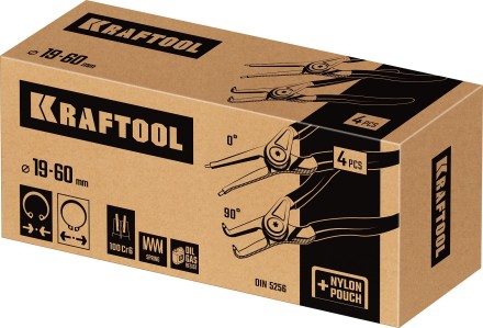 Съемник стопорных колец KRAFTOOL 22812-H4 купить в Нефтеюганске