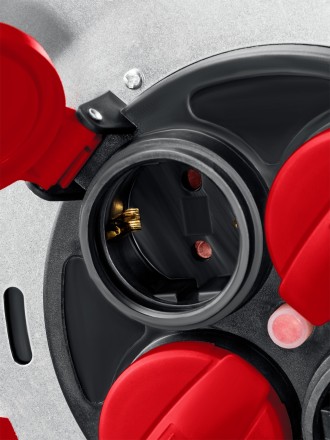 Силовые удлинители на стальной катушке  HEAVY DUTY 4.0, кабель КГ 3х2,5 кв мм 55086-30 купить в Нефтеюганске
