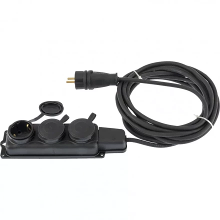 Удлинитель электрический силовой 20 м 3 х 1,5 мм 16 А тип УХЗ-16 Россия Denzel 96026 купить в Нефтеюганске