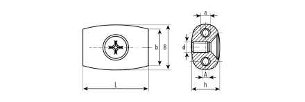 Зажимы троса Бочонок промфасовка серия МАСТЕР купить в Нефтеюганске