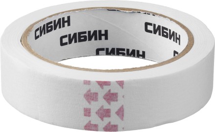 CИБИН. Малярная лента, креповая, 25мм х 25м 12111-25_z01 купить в Нефтеюганске