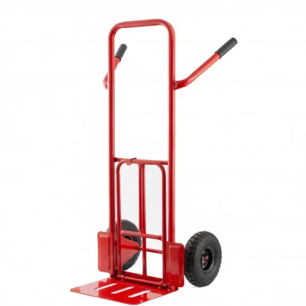 Тележка ручная двухколесная TTP2-01 грузоподъемность 190 кг пневматические колеса d 260 мм платформа 580 х 290 мм Сибртех 68944 купить в Нефтеюганске