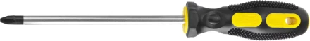 Отвертка STAYER &quot;MASTER&quot;, двухкомпонентная рукоятка, магнитный наконечник, PH3x150мм 2510-3-15_z01 купить в Нефтеюганске