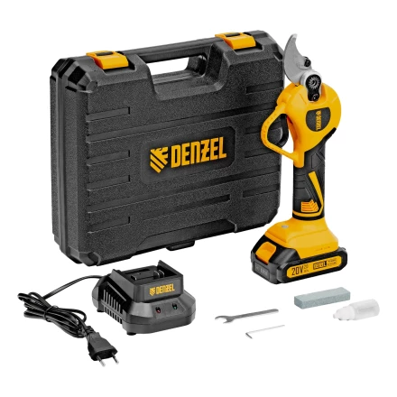 Секатор аккумуляторный, бесщет., CP-30BL, Li-Ion, 20 В, лезвия SK5 // Denzel 59434 купить в Нефтеюганске