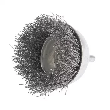 Щетка для дрели 75 мм &quot;чашка&quot; со шпилькой витая проволока  СИБРТЕХ 744787 купить в Нефтеюганске