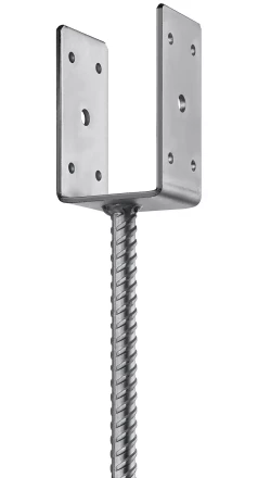 ЗУБР ОС-U, 71 x 120 x 60 мм, U-образное основание столба (310286-070) купить в Нефтеюганске