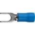 Наконечник СВЕТОЗАР для кабеля,изолированный,с вилкой,синий, вн. d 4,3мм,под болт 6мм,провод 1,5-2,5мм2, 27А,10шт 49420-25 купить в Нефтеюганске