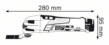 Резак универсальный BOSCH GOP 10,8 V-Li аккумуляторный купить в Нефтеюганске
