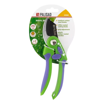 Секатор с наковальней Palisad 604868, регулировка захвата купить в Нефтеюганске