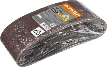 Лента шлифовальная бесконечная ЗУБР &quot;СТАНДАРТ&quot; на тканевой основе, для ЛШМ, P40, 100х610мм, 5 шт 35343-040 купить в Нефтеюганске