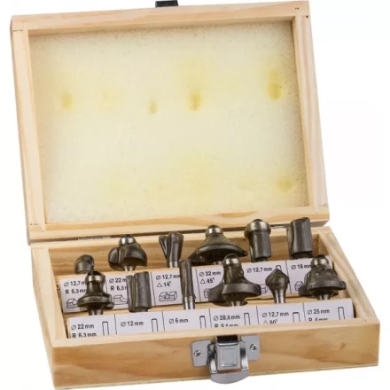 Набор STAYER Фрезы по дереву, 12шт 2992-H12 купить в Нефтеюганске