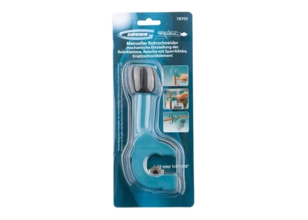 Труборез ручной &quot;PIRANHA&quot; 6-23 мм (1/4&quot;-7/8&quot;) механическая регулировка зажима трубы GROSS 78703 купить в Нефтеюганске