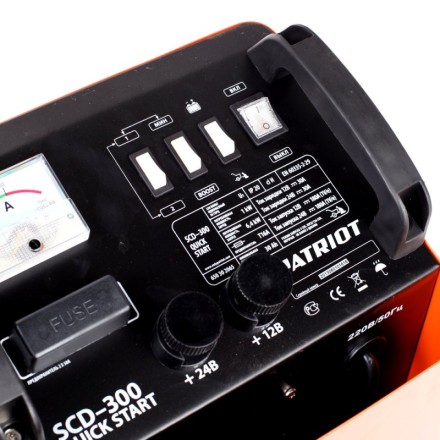 Пуско-зарядное устройство PATRIOT Quick start SCD-300 купить в Нефтеюганске