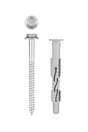 ЗУБР ФД-Ц 10x 100 мм, фасадный дюбель, нейлон/цинк, 50 шт (301455-100) купить в Нефтеюганске