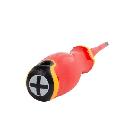 Набор диэлектрических отверток КВТ VDE НИО-2210к сталь S2, профиль SL, PH, PZ/FL и ключи для электрошкафов, 10 предметов (103017) купить в Нефтеюганске