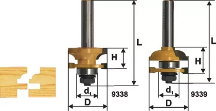 Набор фрез комб рамочных хв 12мм 9341 купить в Нефтеюганске