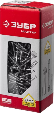 Саморезы по дереву, белый цинк, 3.5x35мм, 500шт, ЗУБР Мастер 4-300371-35-035 4-300371-35-035 купить в Нефтеюганске