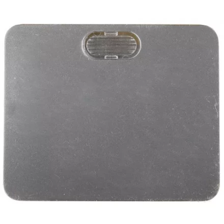 Выключатель СВЕТОЗАР &quot;ГАММА&quot; с подсветкой, одноклавишный, без вставки и рамки, цвет светло-серый металлик, 10A/~250B SV-54131-SM купить в Нефтеюганске