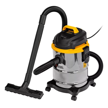 Пылесос строительный Denzel 28201 SVC15, 1200 Вт, бак 15 л, шланг 2 м купить в Нефтеюганске