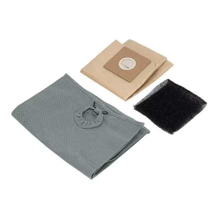 Пылесос строительный Denzel 28201 SVC15, 1200 Вт, бак 15 л, шланг 2 м купить в Нефтеюганске