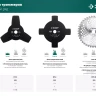 ЗУБР НТ-4, 255 мм, 4T, нож для триммера (71145) купить в Нефтеюганске