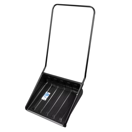 Движок для уборки снега пластиковый, 700х550х1470 мм, стальная рукоятка, Сибртех 61643 купить в Нефтеюганске