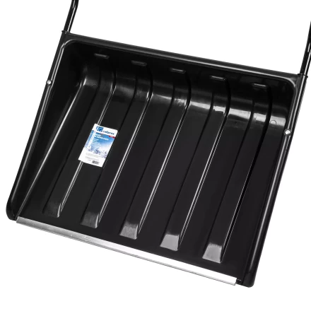 Движок для уборки снега пластиковый, 700х550х1470 мм, стальная рукоятка, Сибртех 61643 купить в Нефтеюганске