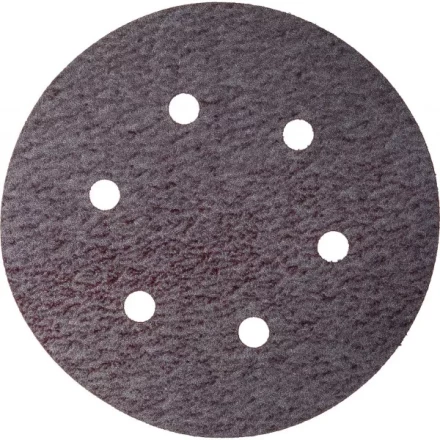 Круг шлифовальный URAGAN &quot;Универсальный с покрытием стеарата цинка&quot; на липучке, 6 отверстий, P320, 150мм, 5шт 907-43113-320-05 купить в Нефтеюганске