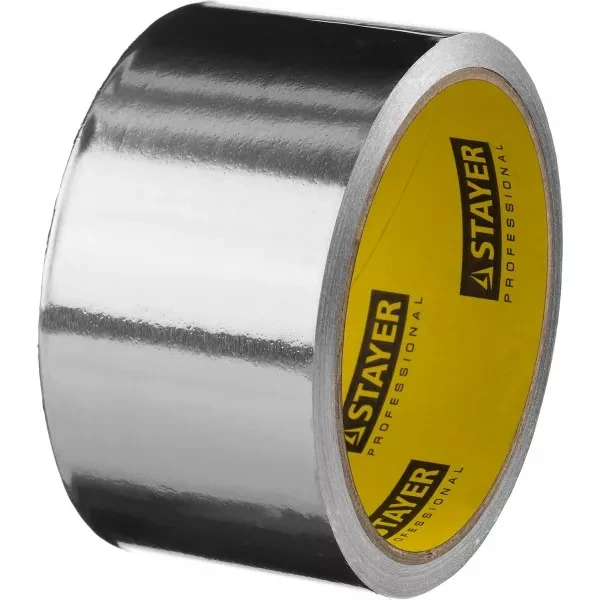 Алюминиевая лента, STAYER Professional 12268-50-10, до 120°С, 50мкм, 50мм х 10м 12268-50-10 купить в Нефтеюганске